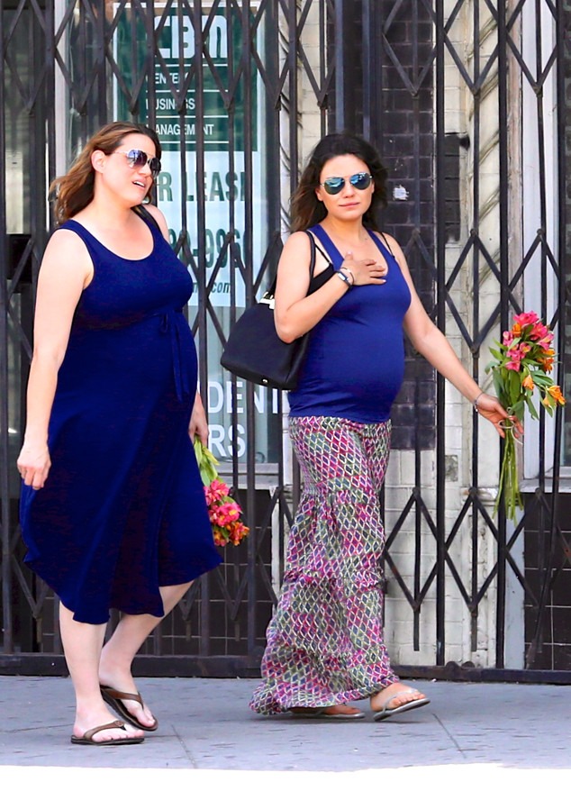 Aw! Mila Goes Shopping With Ashton's Pregnant Sister E! Online CA